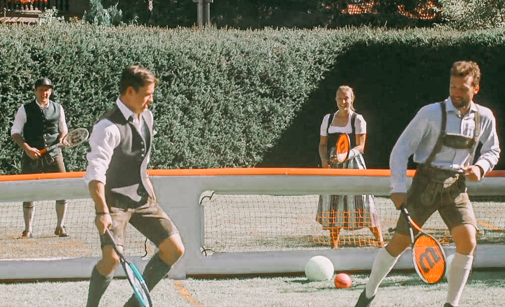 Tennis In Traditional Costumes Bavariancourts inlovewithtennis